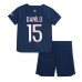 Billige Paris Saint-Germain Danilo Pereira #15 Børnetøj Hjemmebanetrøje til baby 2023-24 Kortærmet (+ korte bukser)